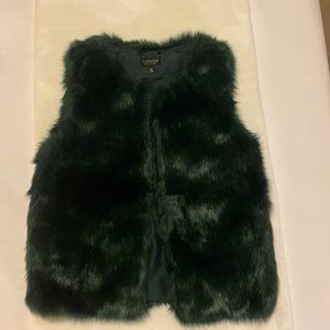 Faux fur vest